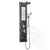 Pulse 1022-B Leilani ShowerSpa Stainless Steel Shower Panel Black Chrome