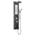 Pulse 1022-B Leilani ShowerSpa Stainless Steel Shower Panel Black Chrome