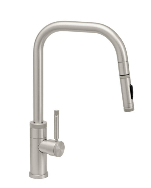 Waterstone 10220 Fulton Industrial Pulldown Faucet - Angled Spout - Toggle Spray