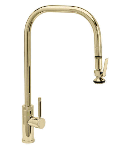 Waterstone 10250 Fulton Industrial Extended Reach Pulldown Faucet - Lever Sprayer