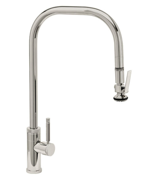 Waterstone 10250 Fulton Industrial Extended Reach Pulldown Faucet - Lever Sprayer