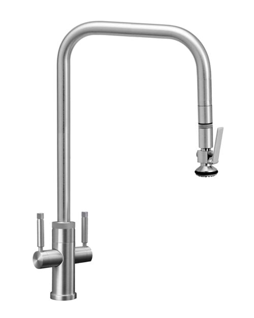 Waterstone 10252 Fulton Industrial Extended Reach 2 Handle Pulldown Faucet - Parent