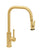 Waterstone 10270 Fulton Industrial Pulldown Faucet - Angled Spout - Lever Spray