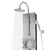 Pulse 1027 Vaquero ShowerSpa Nickel Plated Copper Shower Panel Silver Brushed Nickel