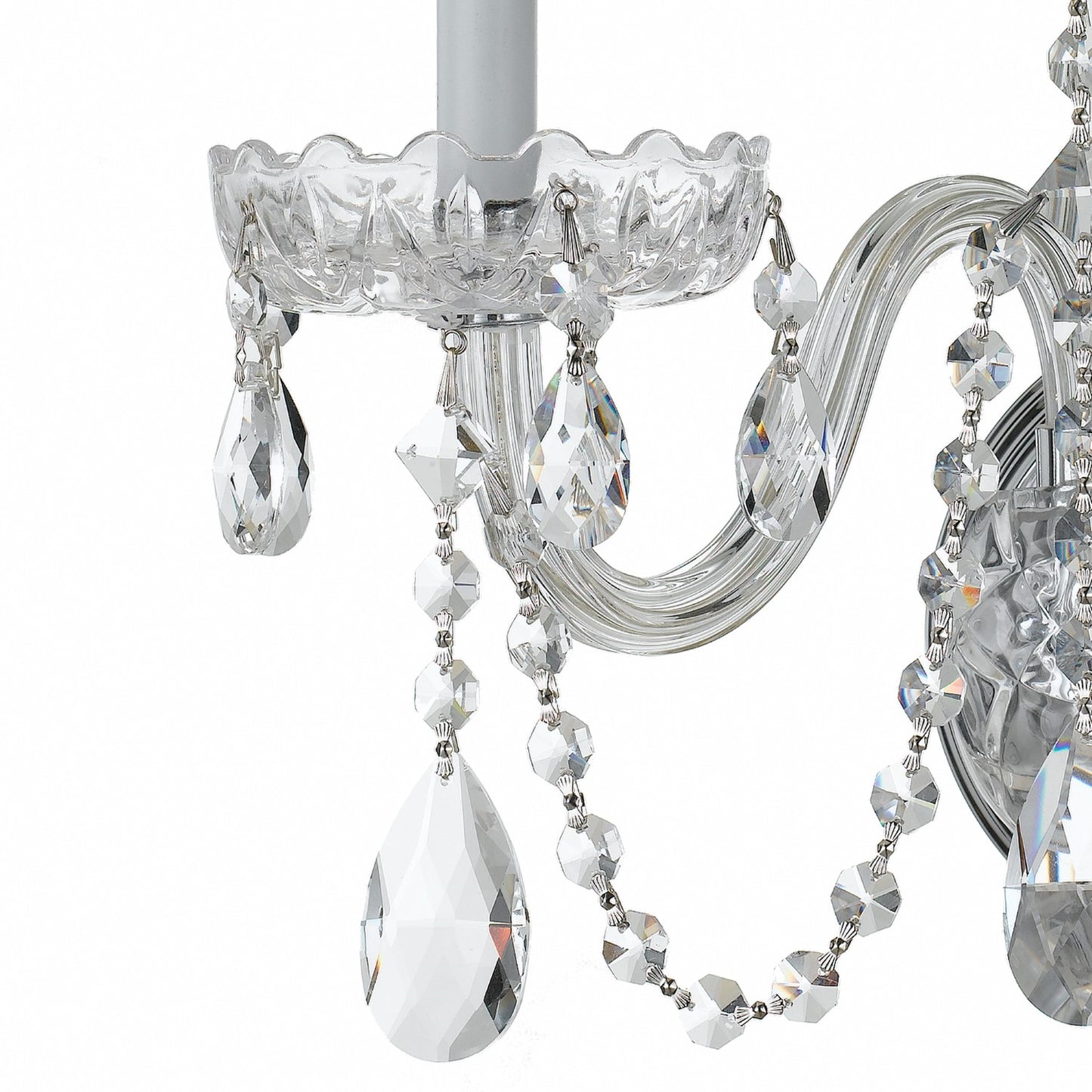 Crystorama 1033-CL-SAQ Traditional Crystal 3 Light Spectra Crystal Wall Mount - Parent
