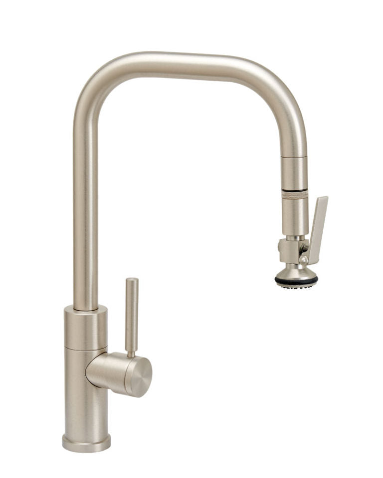 Waterstone 10360-4 Fulton Modern Plp Pulldown Faucet - Lever Sprayer - 4 Pc. Suite