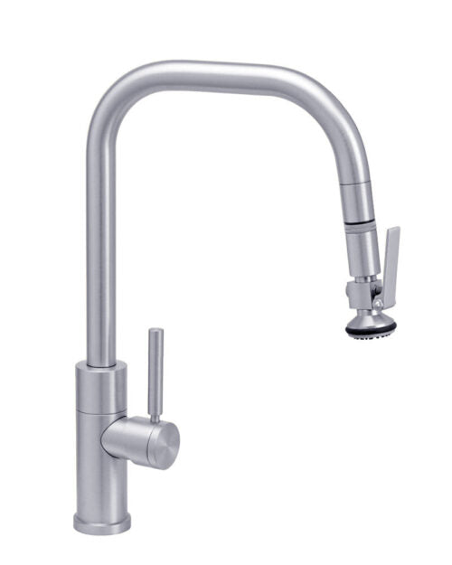 Waterstone 10370 Fulton Modern Pulldown Faucet - Angled Spout - Lever Sprayer