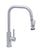 Waterstone 10370 Fulton Modern Pulldown Faucet - Angled Spout - Lever Sprayer
