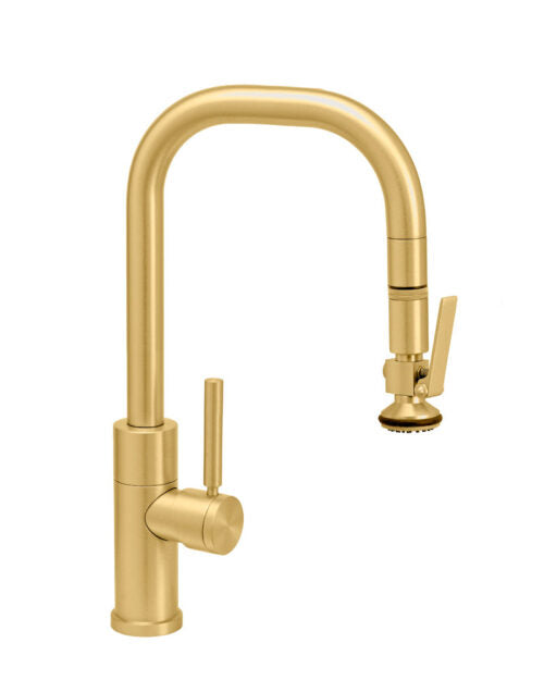 Waterstone 10380 Fulton Modern Prep Size Pulldown Faucet - Lever Sprayer