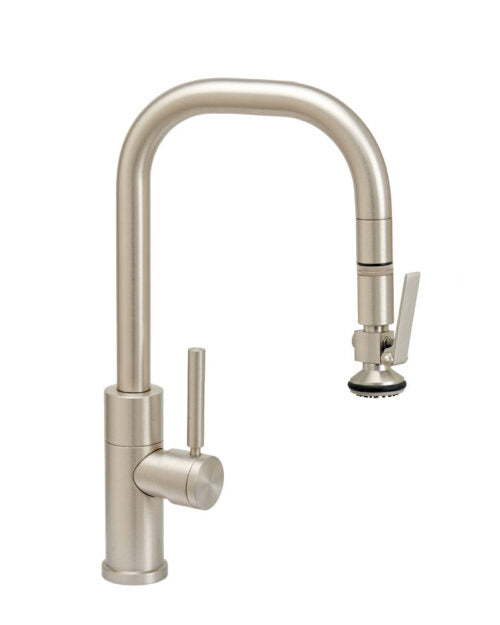 Waterstone 10380 Fulton Modern Prep Size Pulldown Faucet - Lever Sprayer