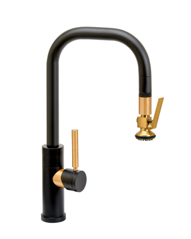 Waterstone 10380 Fulton Modern Prep Size Pulldown Faucet - Lever Sprayer - Parent