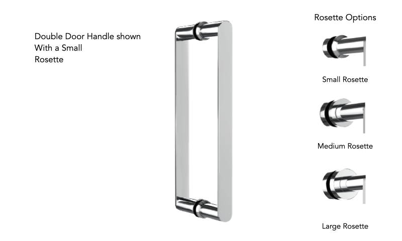 Neelnox CEL-DSD6-MR Cello 6 Shower Door Handle Medium Rosette - Parent