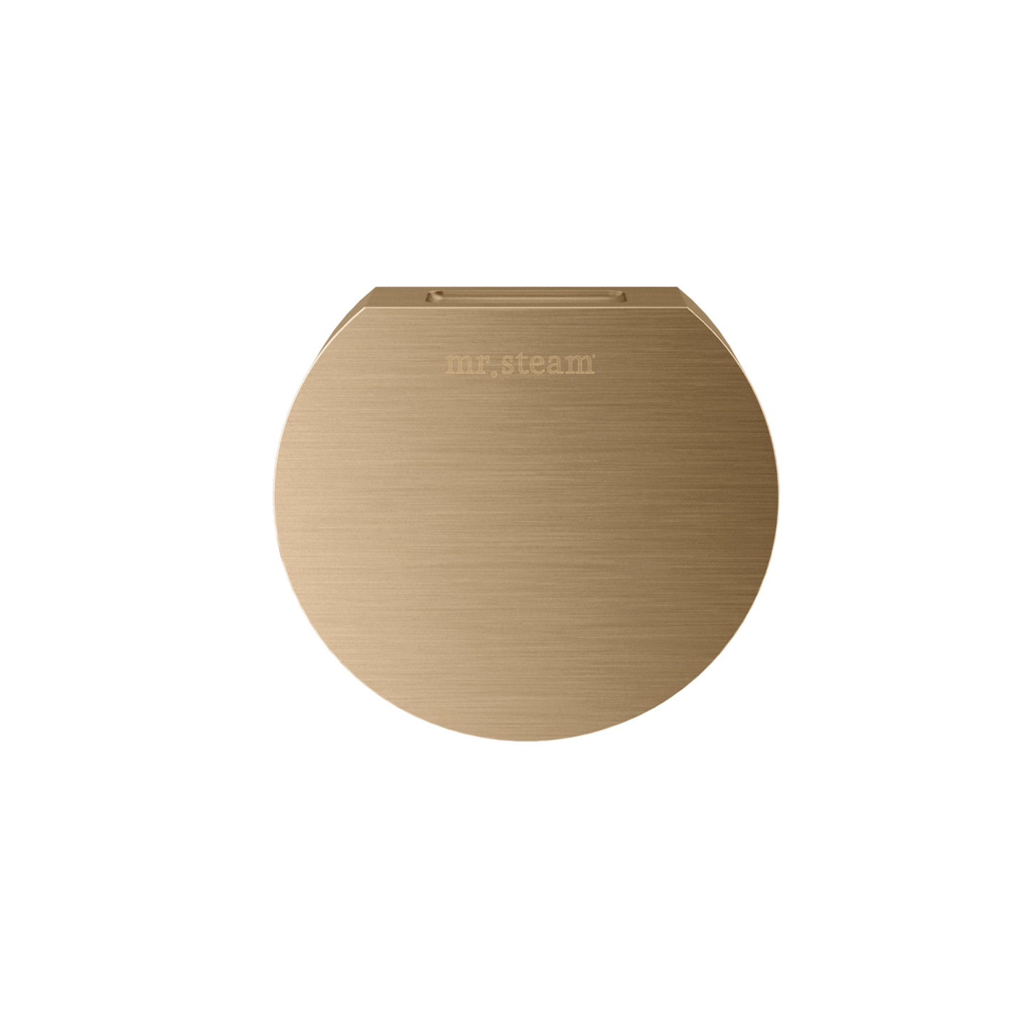 Mr. Steam 104515 Designer 3 in. Steamhead with AromaTherapy Reservoir in Round Brushed Bronze - Parent