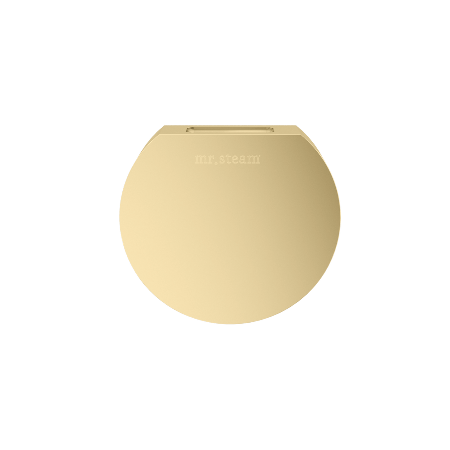 Mr. Steam 104515 Designer 3 in. Steamhead with AromaTherapy Reservoir in Round Brushed Bronze