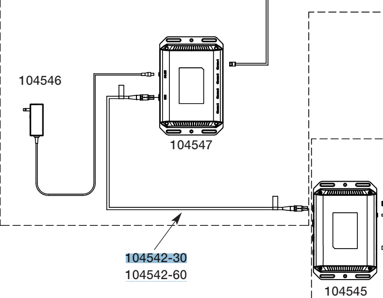 Mr. Steam 104542-30 Chromax 30ft cable