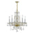 Crystorama 1061-CL-MWP Traditional Crystal 5 Light Hand Cut Crystal Mini Chandelier