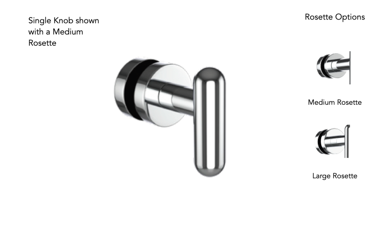 Neelnox AIR-KNS-LR Aire Double Knob Large Rosette - Parent