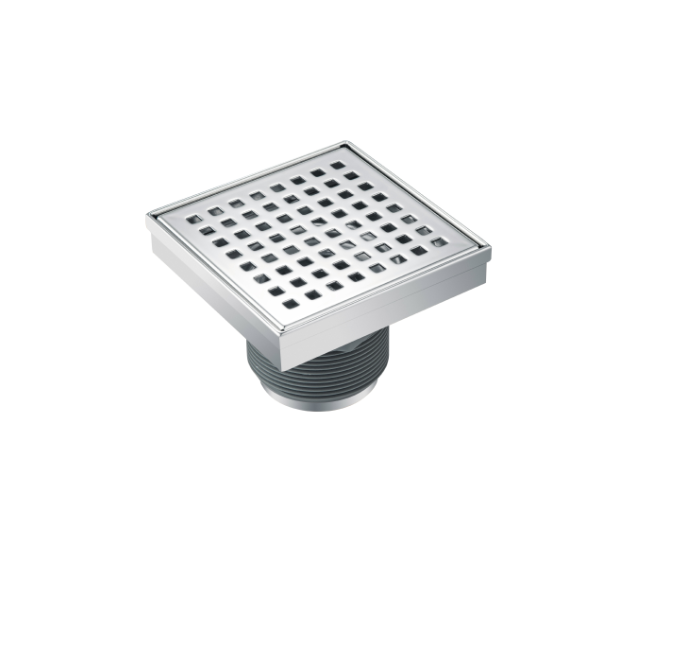 Flusso 11.SQD.0404 4" Decorative Floor Drain with 2" Outlet - Parent
