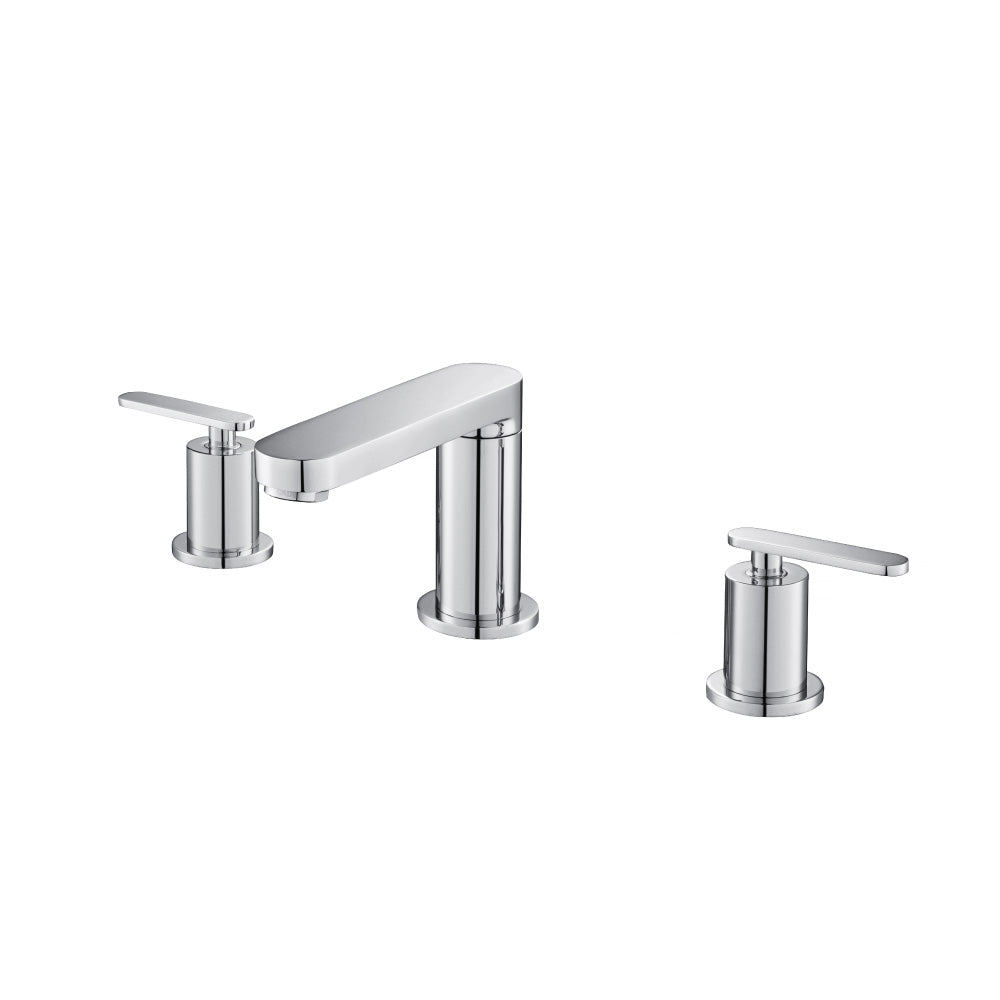 Flusso Serie 110 110.2000 Three Hole 8" Widespread Two Handle Bathroom Faucet - Parent