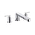 Flusso Serie 110 110.2000 Three Hole 8" Widespread Two Handle Bathroom Faucet