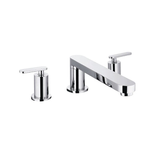 Flusso Serie 110 110.2000 Three Hole 8" Widespread Two Handle Bathroom Faucet