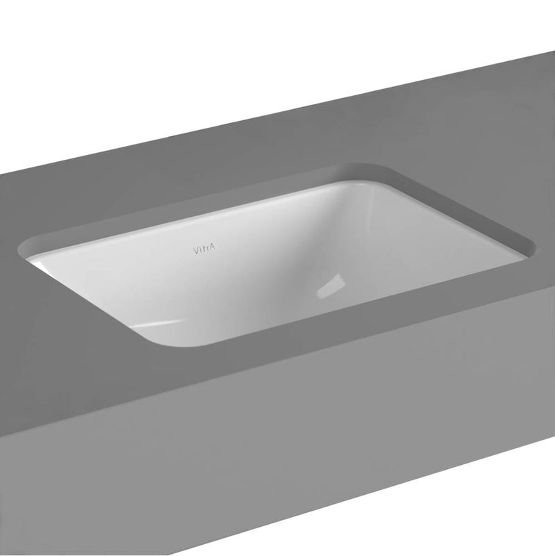 Cheviot 1103-WH Square Seville Undermount Sink  - White