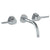 Watermark 111-2.2-SP4 Sutton Wall Mount 3 Hole Lavatory Set With 8-1/4" Spout