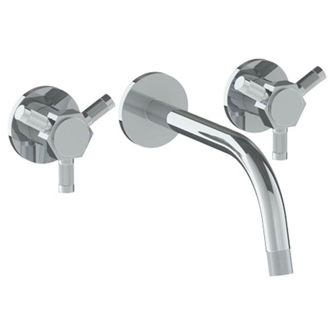 Watermark 111-2.2-SP5 Sutton Wall Mount 3 Hole Lavatory Set With 8-1/4" Spout