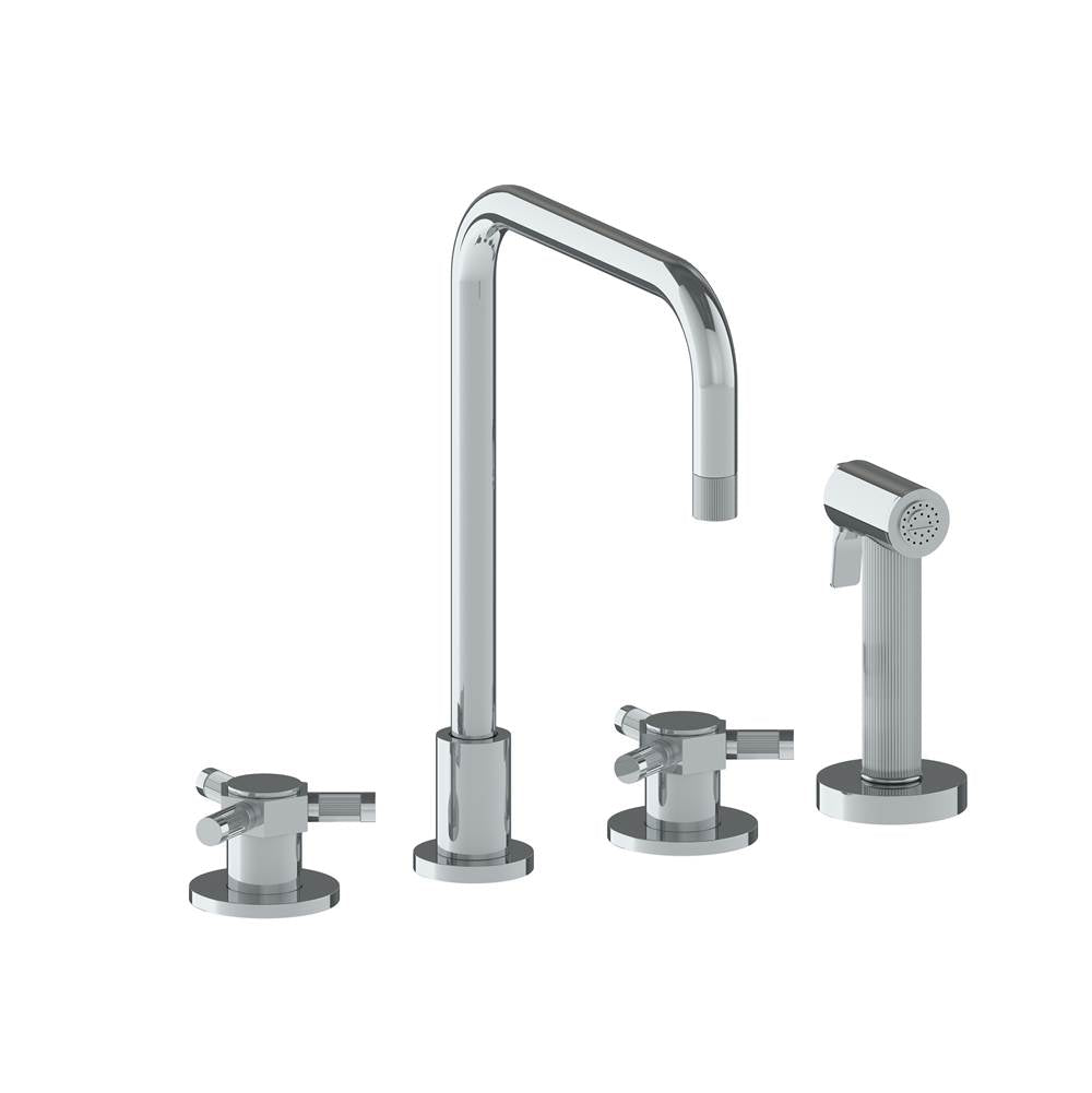 Watermark 111-7.1-SP5 Sutton 3 Hole Widepsread Kitchen Set W/ Side Spray