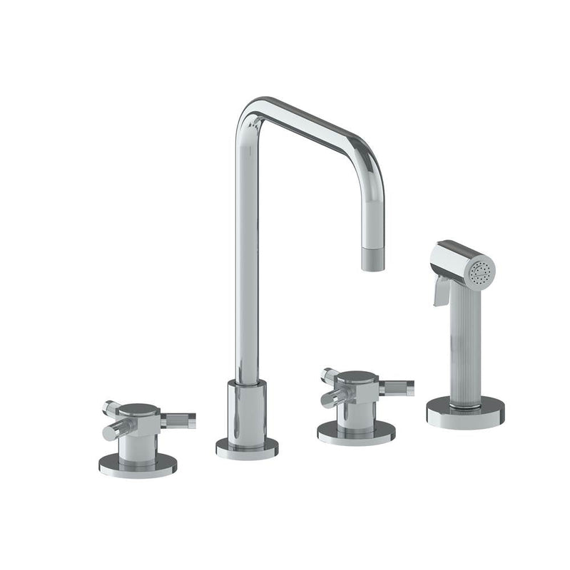 Watermark 111-7.1-SP5 Sutton 3 Hole Widepsread Kitchen Set W/ Side Spray