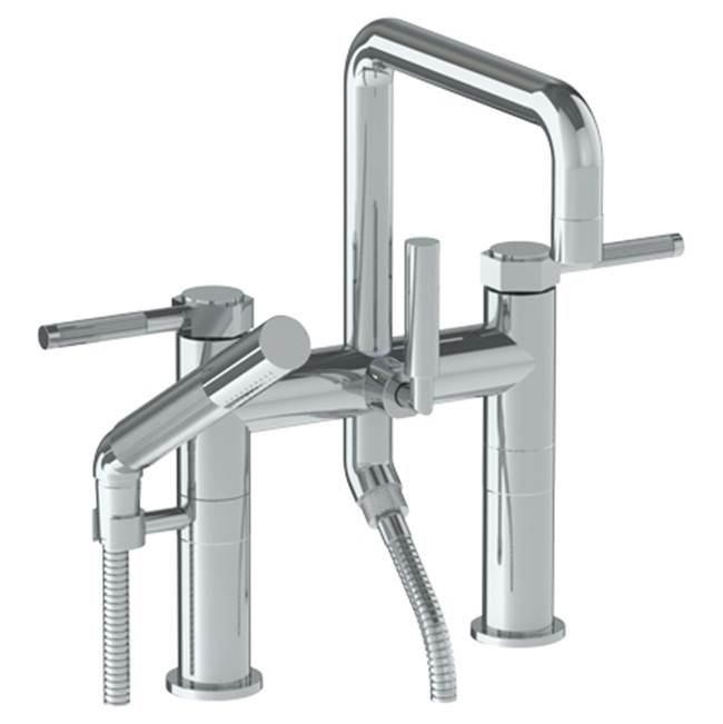 Watermark 111-8.26.2-SP4 Sutton Deck Mounted Squre Top Exposed Bath Set W/ Hand Shower - Parent
