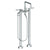 Watermark 111-8.26.3-SP4 Sutton Floor Standing Squre Top Exposed Bath Set W/ Hand Shower