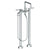 Watermark 111-8.26.3-SP4 Sutton Floor Standing Squre Top Exposed Bath Set W/ Hand Shower
