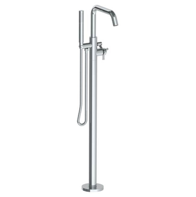 Watermark 111-8.8-SP5 Sutton Floor Standing 1 Hole Exposed Bath Set With Hand Shower