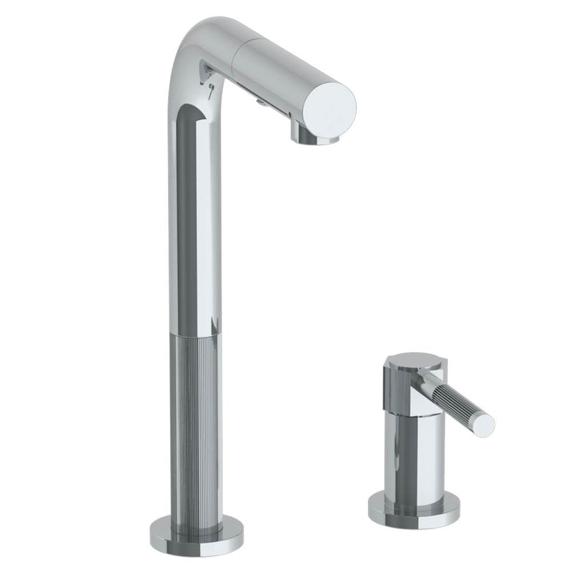 Watermark 111-9.1.3P1-SP4V Deck Mounted 2 Hole Square Top Kitchen Faucet With Pull Out Spray - Parent