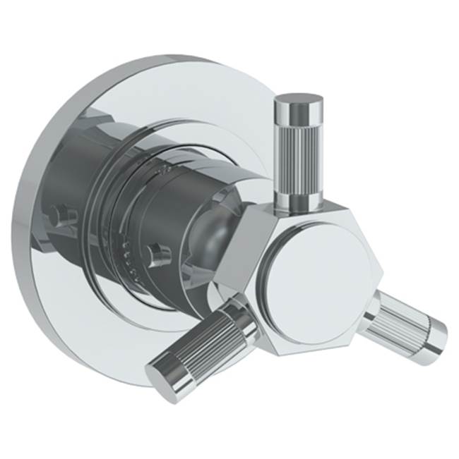 Watermark 111-T15-SP5 Sutton Wall Mounted Mini Thermostatic Shower Trim 3-1/2" Diameter
