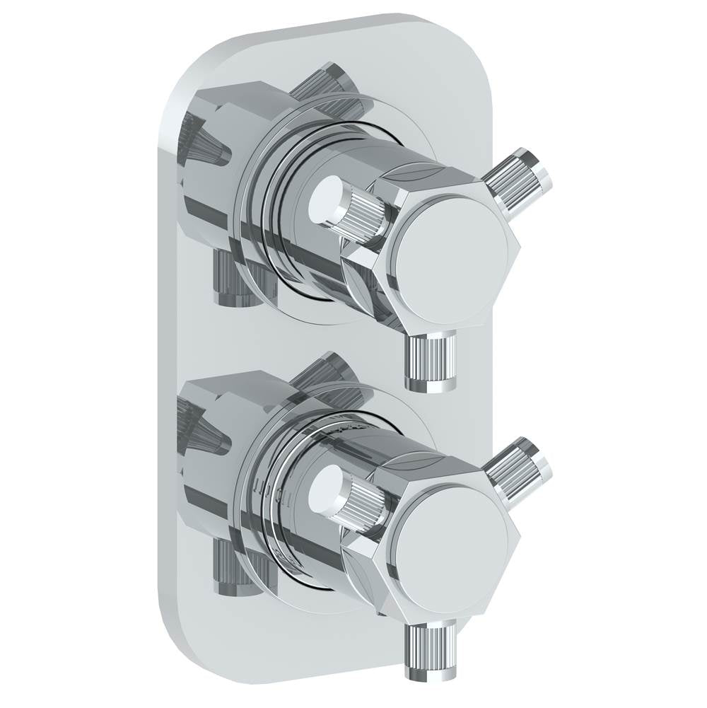 Watermark 111-T25-SP5 Sutton Wall Mounted Mini Thermostatic Shower Trim With Built-In Control 3-1/2" X 6-1/4". - Parent