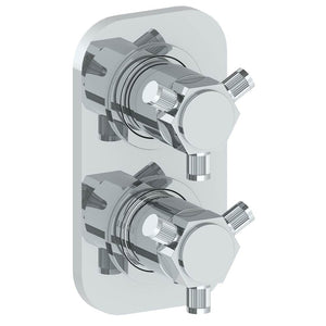 Watermark 111-T25-SP5 Sutton Wall Mounted Mini Thermostatic Shower Trim With Built-In Control 3-1/2" X 6-1/4".