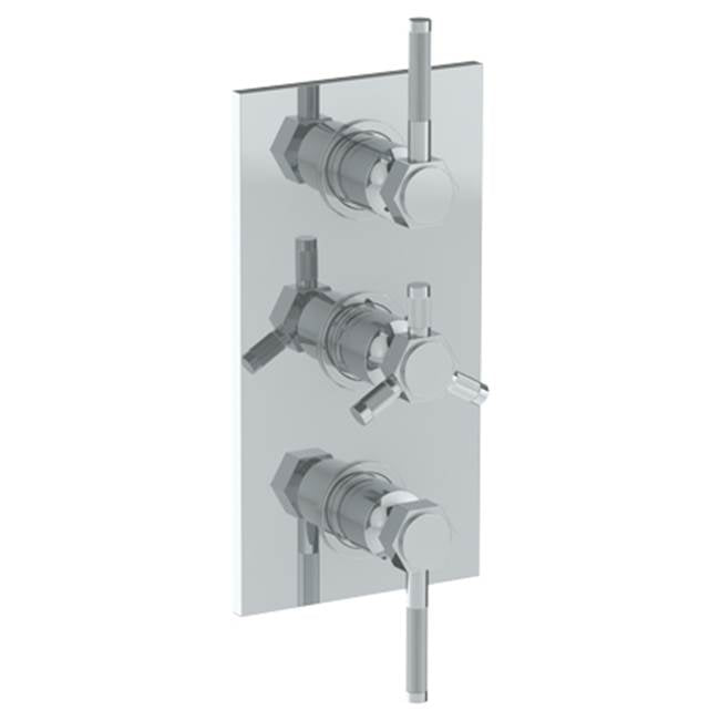 Watermark 111-T30-SP4 Sutton Wall Mounted Thermostatic Shower Trim With 2 Built-In Controls 6-1/4" X 12"