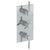 Watermark 111-T30-SP4 Sutton Wall Mounted Thermostatic Shower Trim With 2 Built-In Controls 6-1/4" X 12"