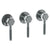 Watermark 111-WTR3-SP5 Sutton Wall Mounted 3-Valve Shower Trim - Parent