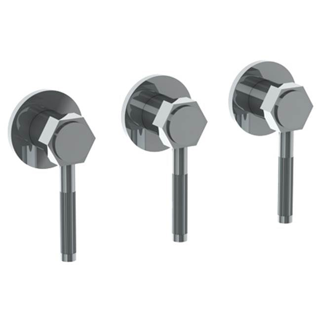 Watermark 111-WTR3-SP5 Sutton Wall Mounted 3-Valve Shower Trim