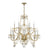 Crystorama 1135-CL-S Traditional Crystal 12 Light Swarovski Strass Crystal Chandelier