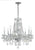 Crystorama 1138-CL-MWP Traditional Crystal 8 Light Hand Cut Crystal Chandelier - Parent