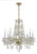 Crystorama 1138-CL-SAQ Traditional Crystal 8 Light Spectra Crystal Chandelier