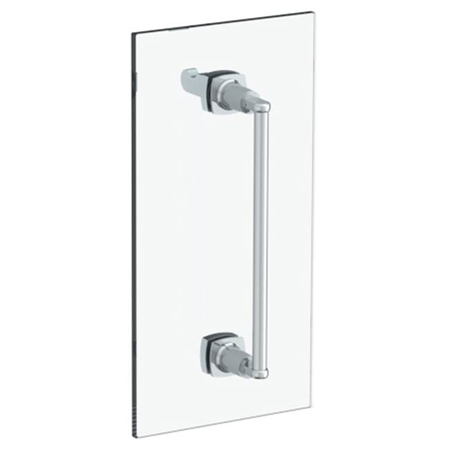 Watermark 115-0.1A-SDP H-Line 24” Shower Door Pull With Knob/ Glass Mount Towel Bar With Hook - Parent