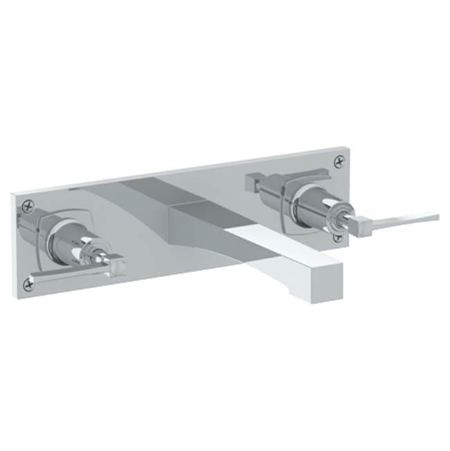 Watermark 115-2.2PLT-MZ4 H-Line Wall Mountes 3 Hole Lavatory Set With Wall Plate - Parent