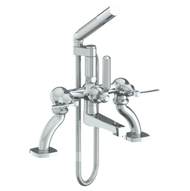 Watermark 115-8.2-MZ4 H-Line Deck Mounted Exposed Bath Set With Hand Shower