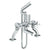 Watermark 115-8.2-MZ5 H-Line Deck Mounted Exposed Bath Set With Hand Shower