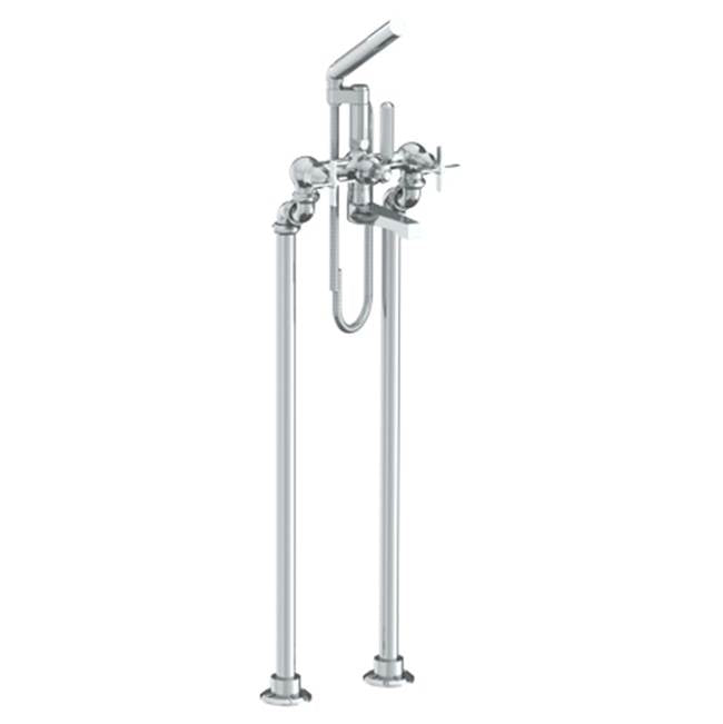 Watermark 115-8.3-MZ5 H-Line Floor Standing Exposed Bath Set With Hand Shower